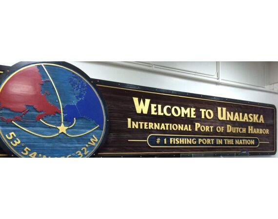 Beringzee, heilbot en zalm Alaska