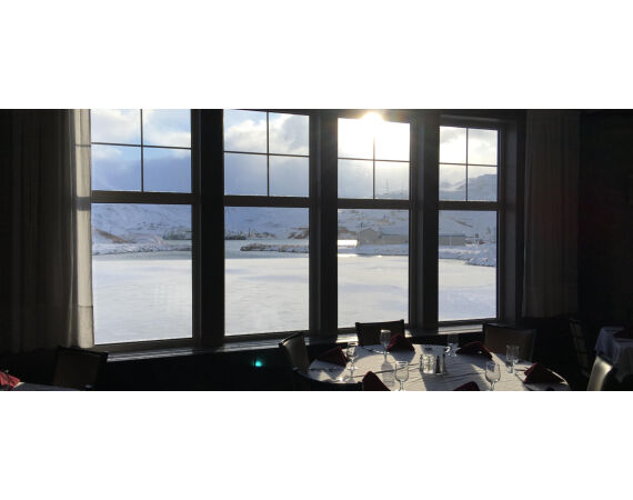 Beringzee, heilbot en zalm Alaska