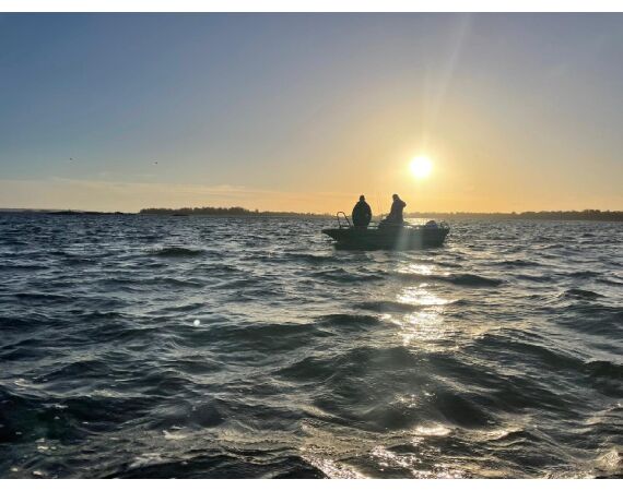 Vader zoon Roofvis week in zuid Zweden