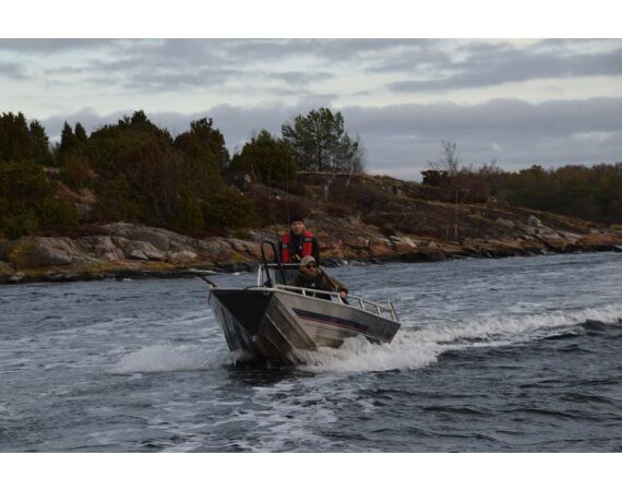 Vader zoon Roofvis week in zuid Zweden