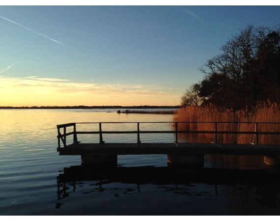 Vader zoon Roofvis week in zuid Zweden